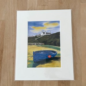 Harbour Port of Ness Print image