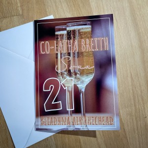 21st Birthday Card image