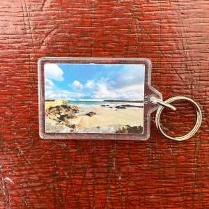 Port of Ness beach keyring image