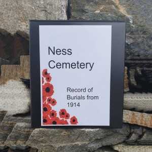 Ness Cemetery Records from 1914 image