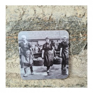 Clann nighean an sgadain (herring girls) coaster image