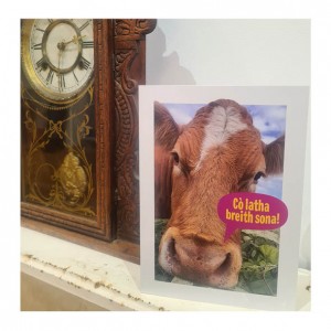 'Cò latha breith sona' card image