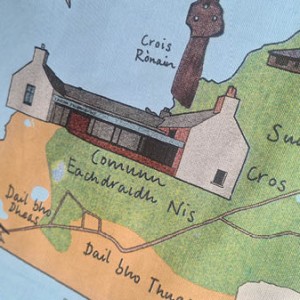 Sights to see in North Lewis tea towel image